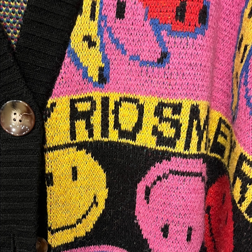 FARM Rio Multicolor Smiley Cardigan - Picture 3 of 6